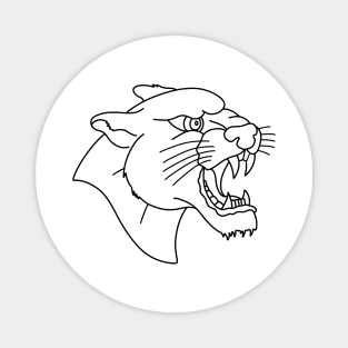 HomeSchoolTattoo Panther Magnet